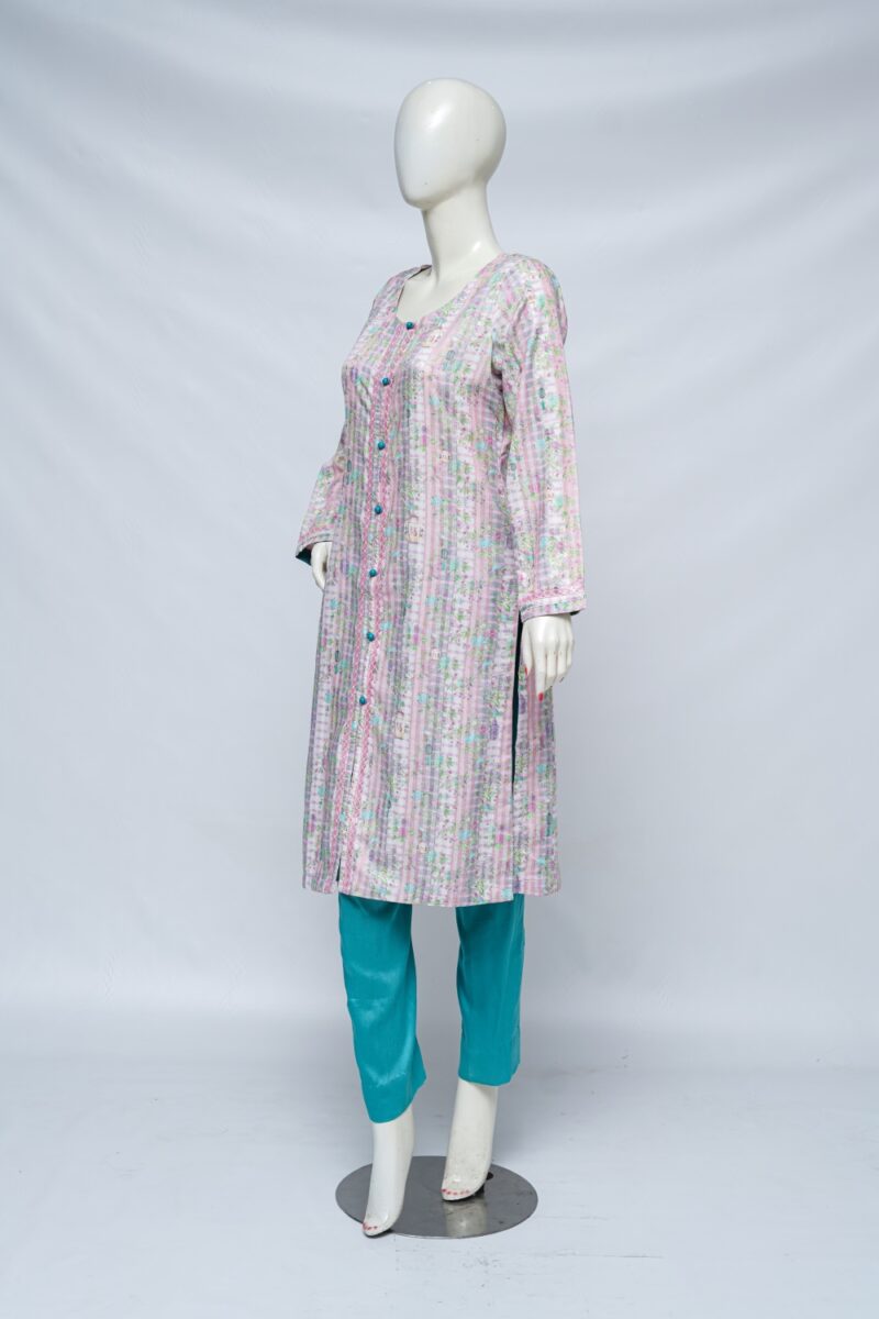 Pink Coral Whisper, 2 piece, Bosky Linen - Image 2