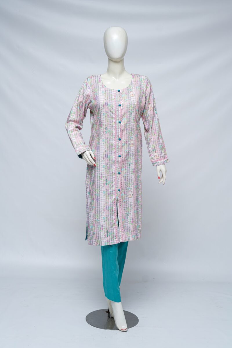 Pink Coral Whisper, 2 piece, Bosky Linen