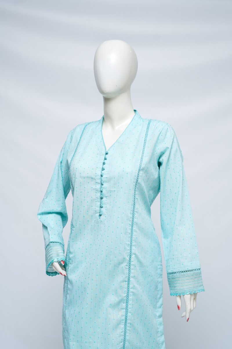 Sky Blue cotton 2 piece - Image 2