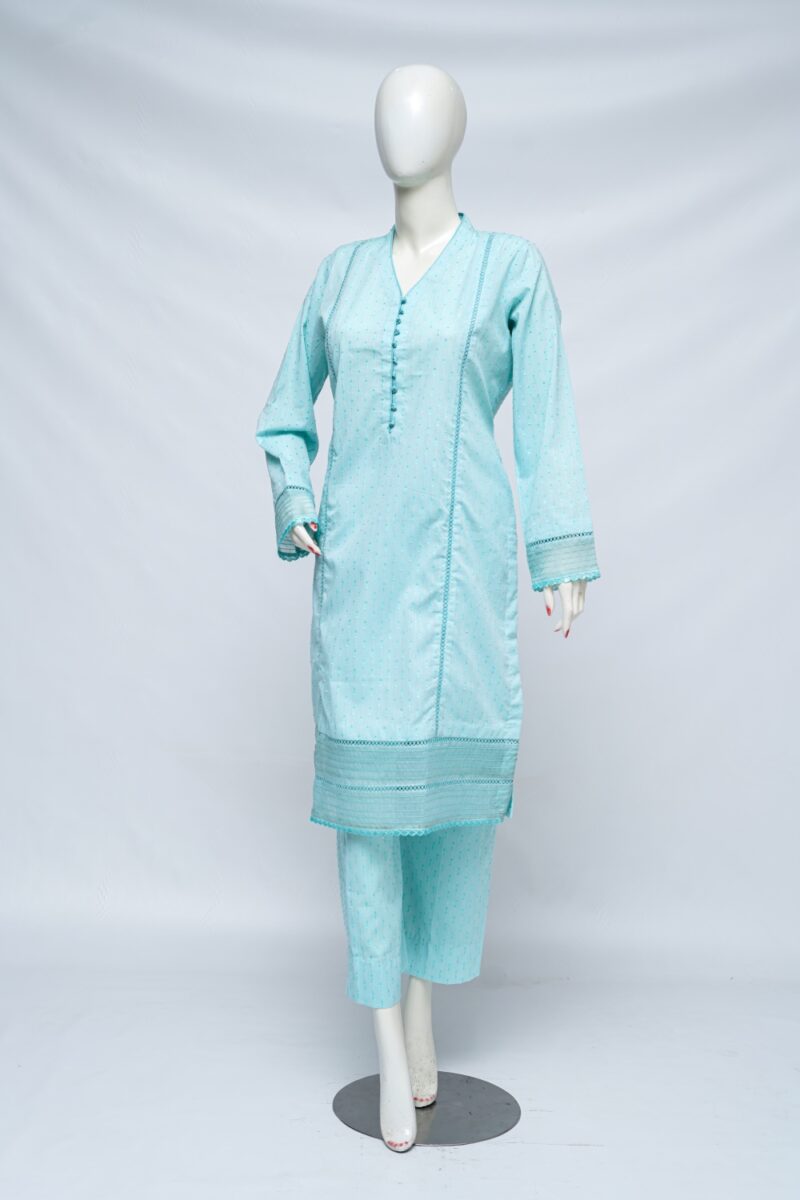 Sky Blue cotton 2 piece