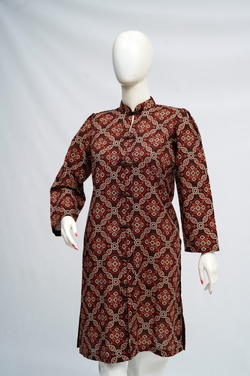 Ember Bloom Khaddar Kurti