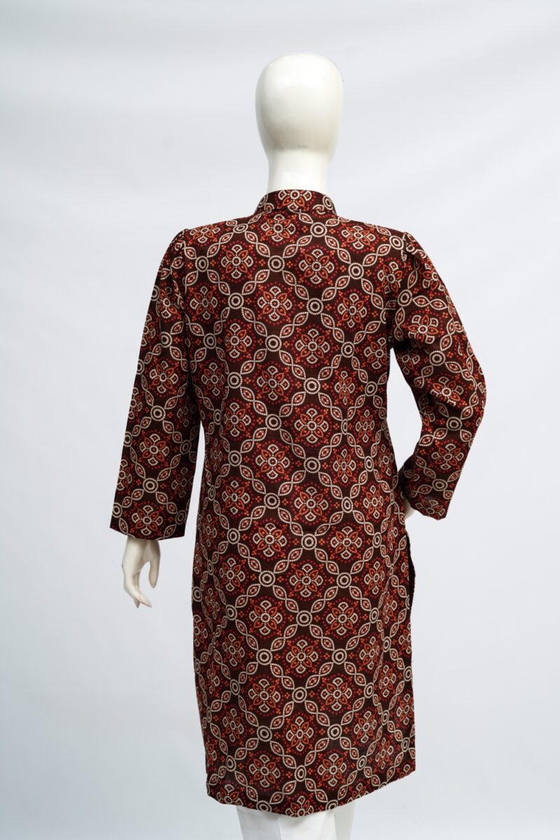 Ember Bloom Khaddar Kurti - Image 3