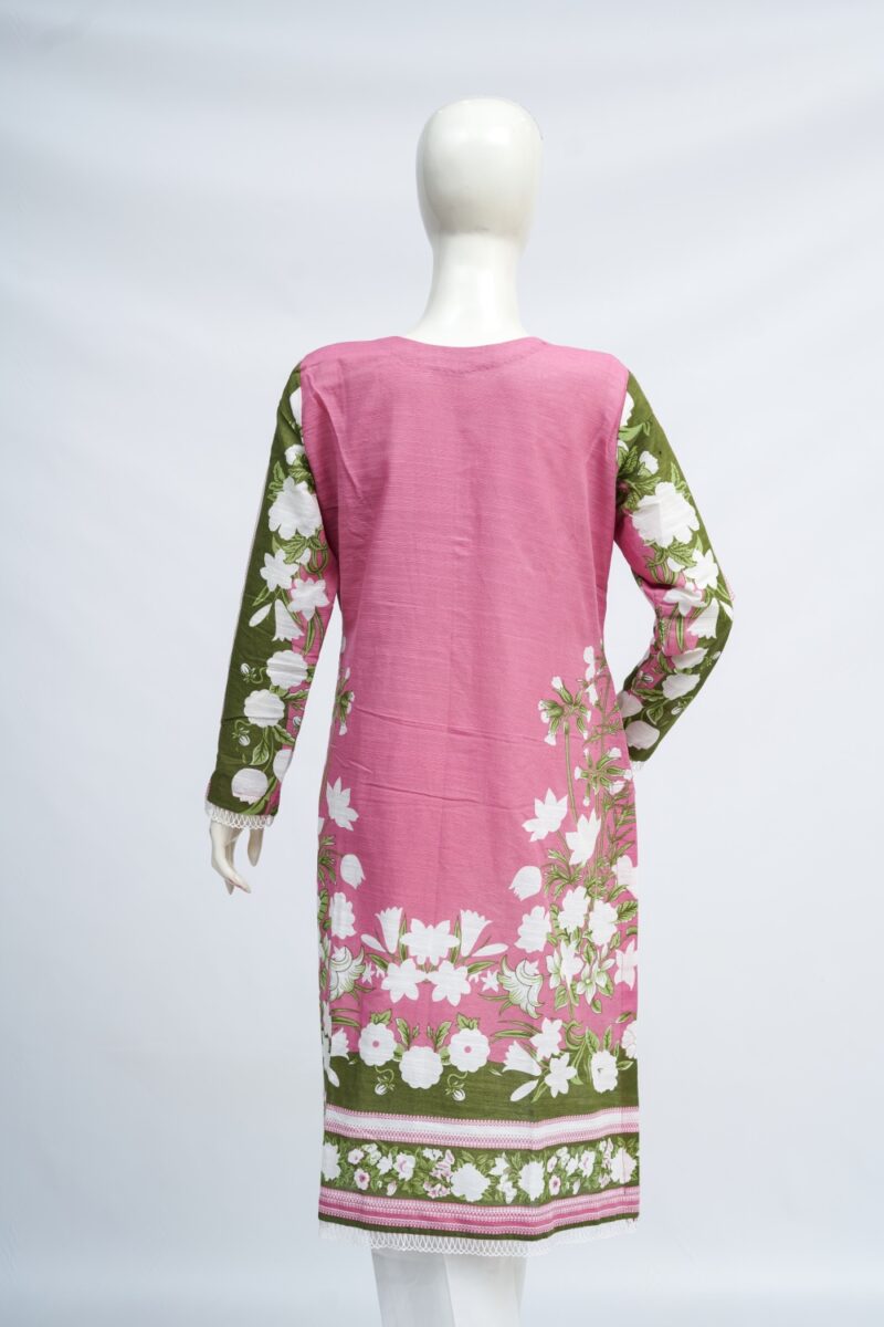 Gulbahaar, a blush-pink Khaddar Kurti - Image 4