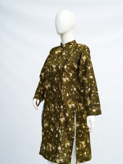 Mehndi Meadow Khaddar Kurti