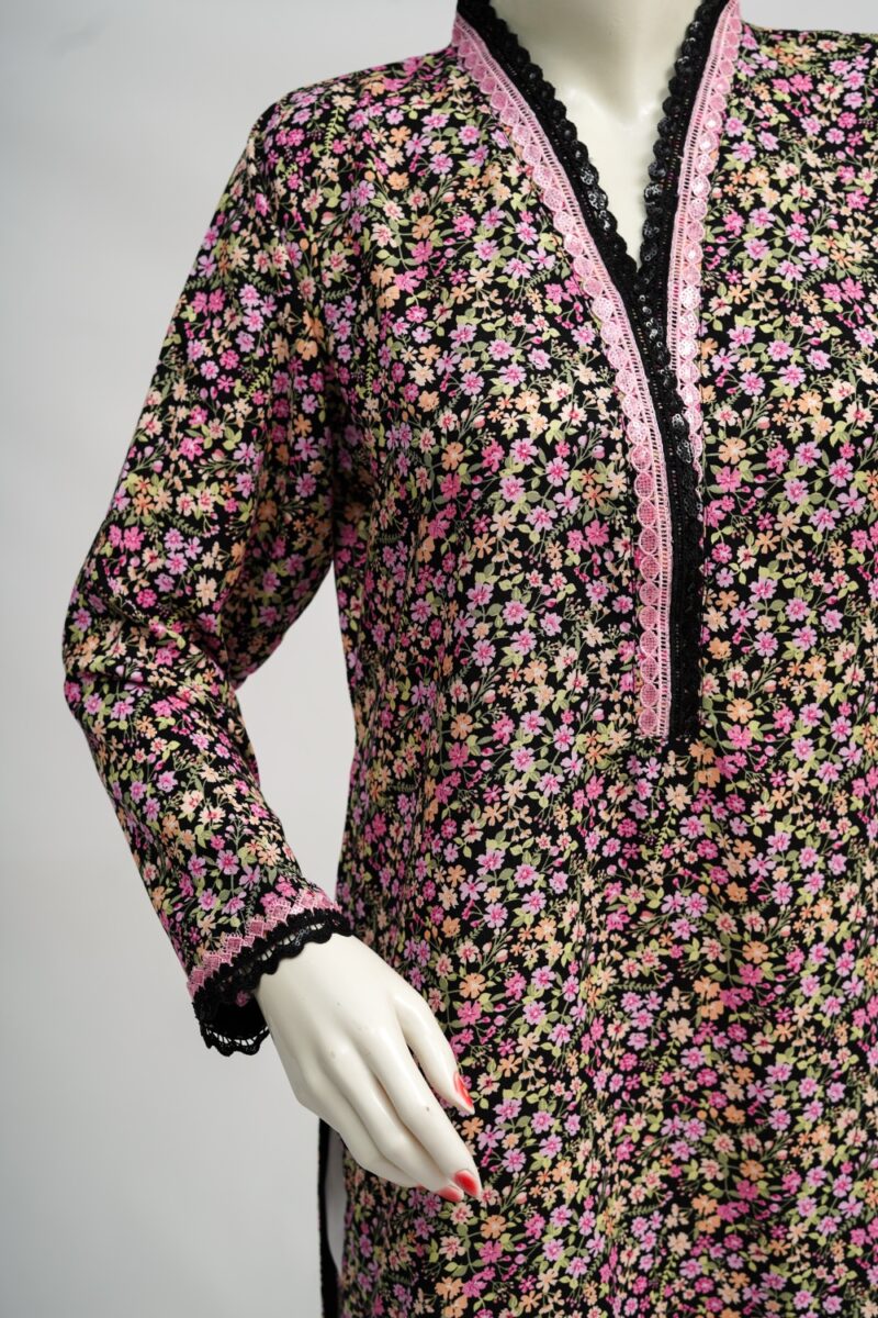Bloosom Muse Bosky Linen Kurti - Image 2
