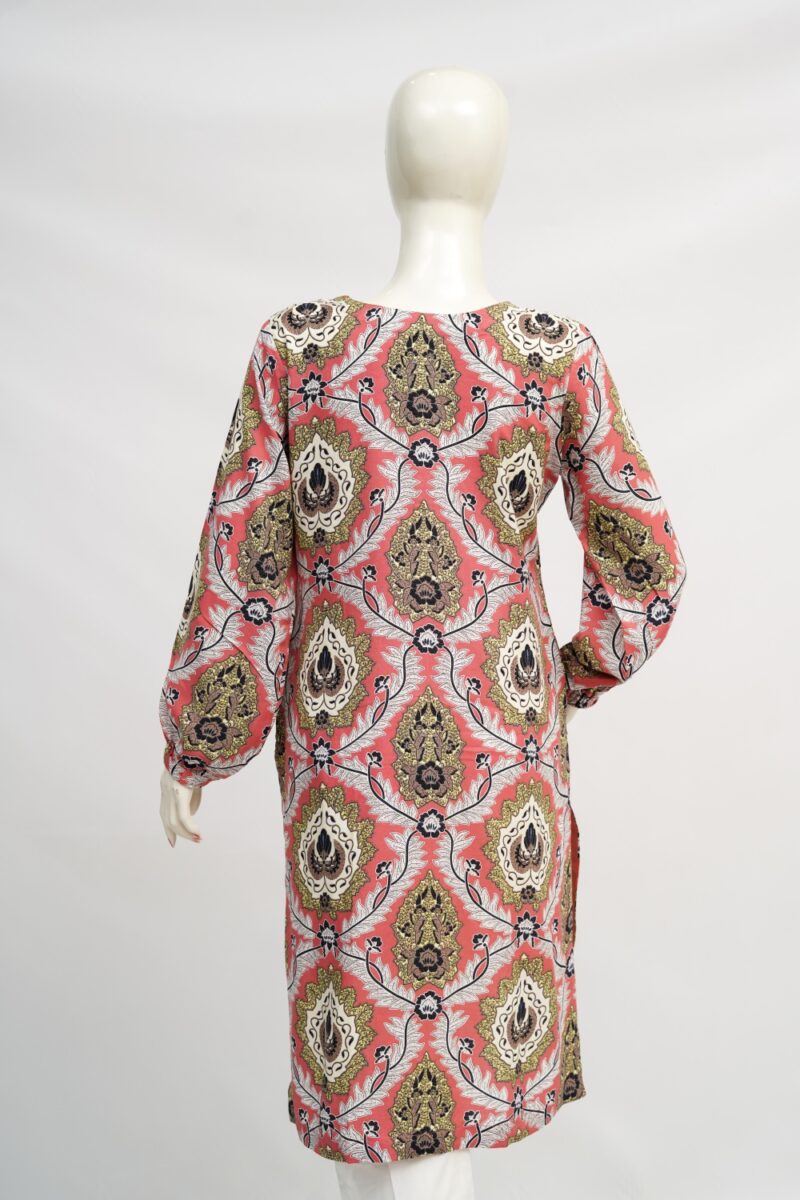 Blushing Garden Boski Linen Kurti - Image 3
