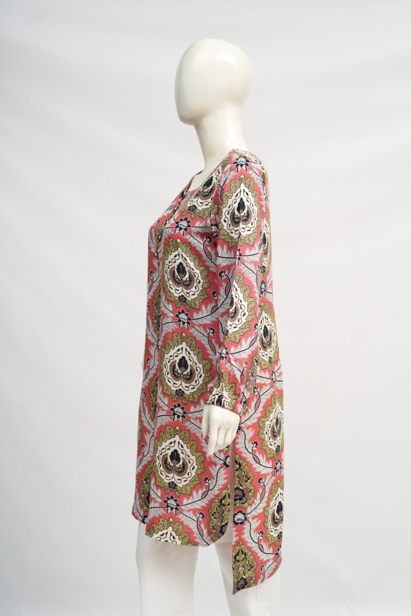Blushing Garden Boski Linen Kurti - Image 2