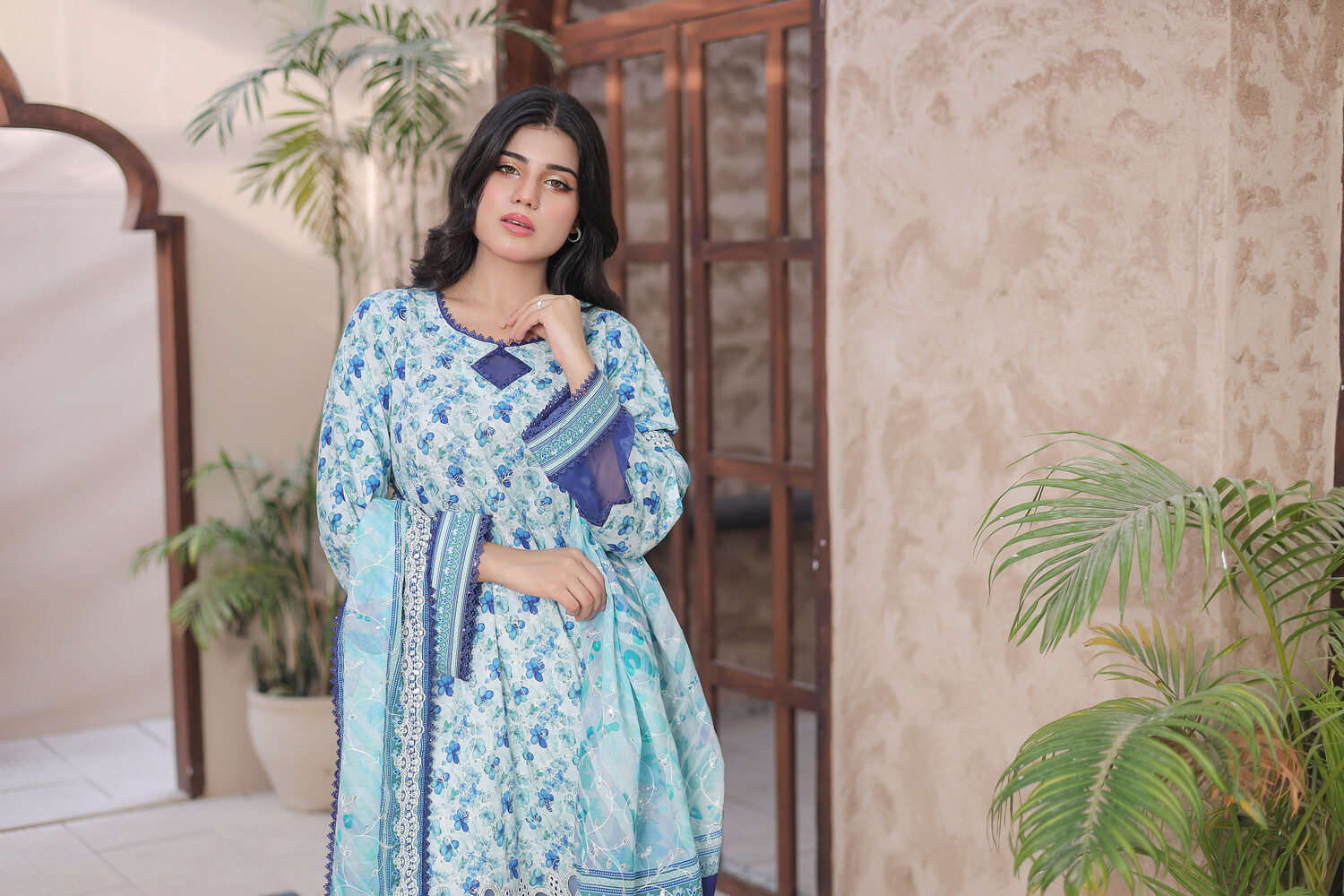 Lawn Chickenkari 3 piece - Image 7