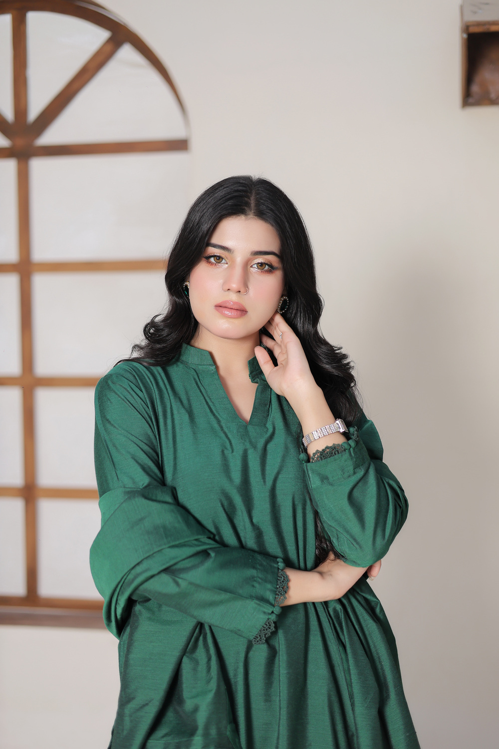 Emerald Green 3 piece - Image 2