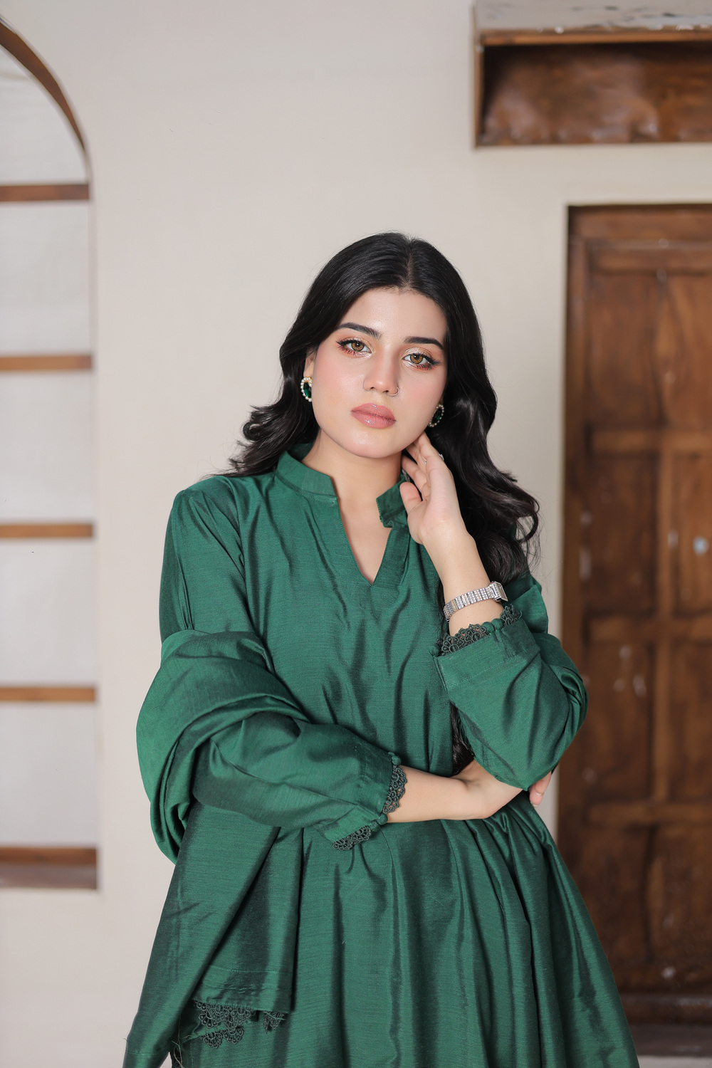 Emerald Green 3 piece - Image 4