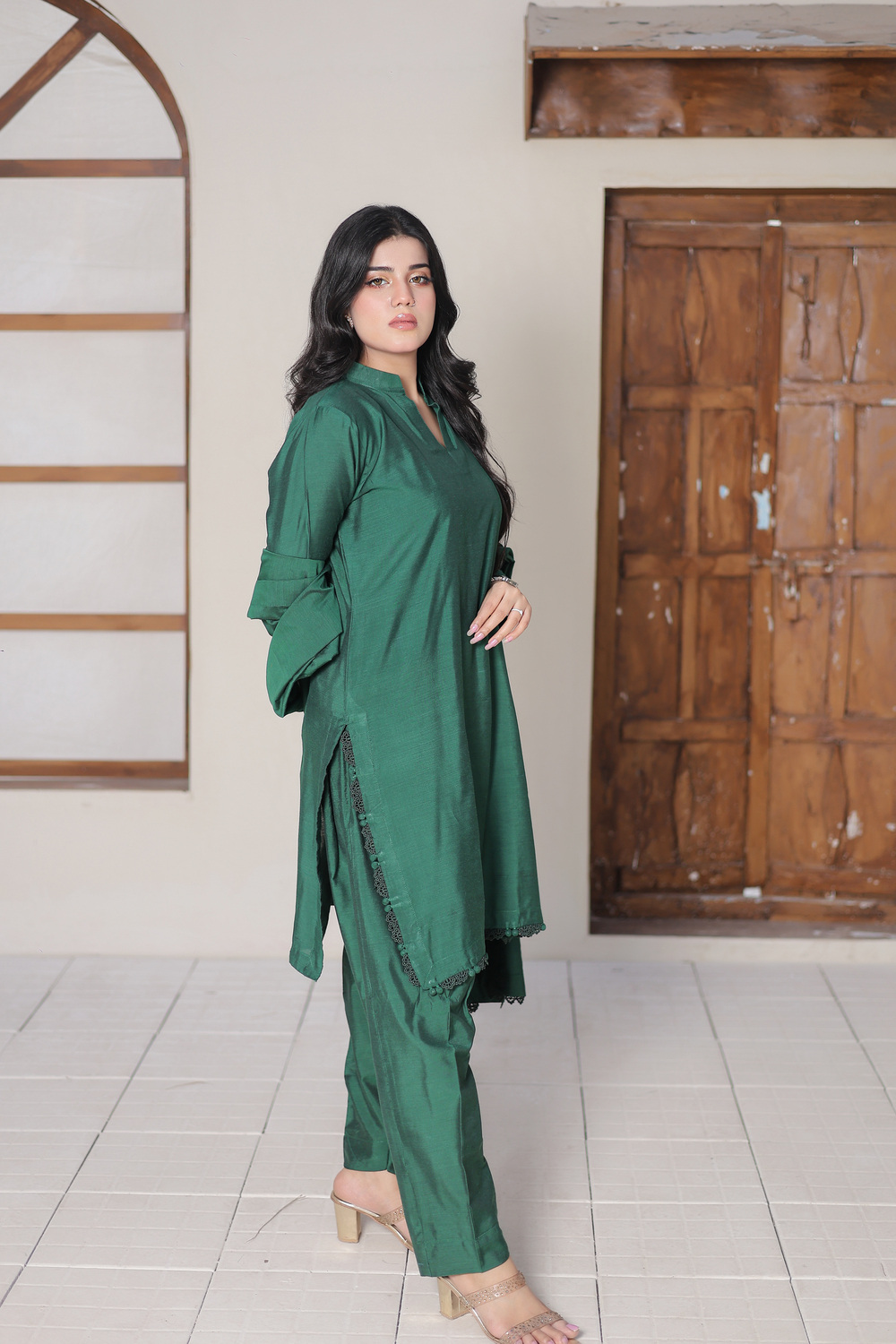 Emerald Green 3 piece - Image 5