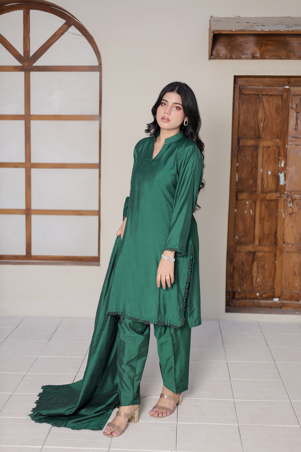 Emerald Green 3 piece - Image 7